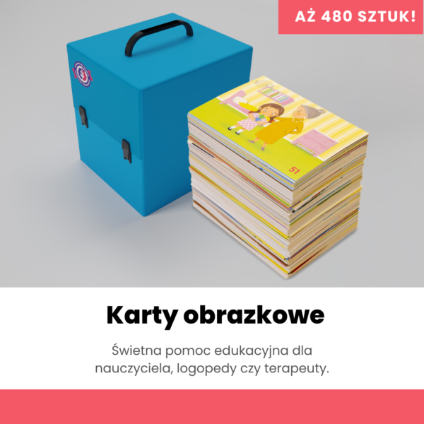 Karty OBRAZKOWE + pudełko GRATIS